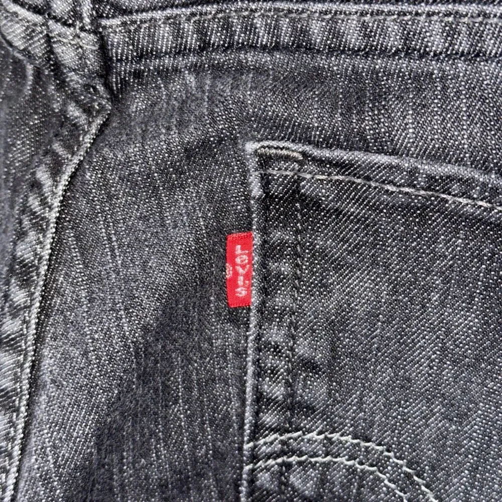 Levi's 511 Slim Jeans Mens 32x34 Fits 32 Waist Grey Stretch Cotton Denim Pants - Picture 9 of 13